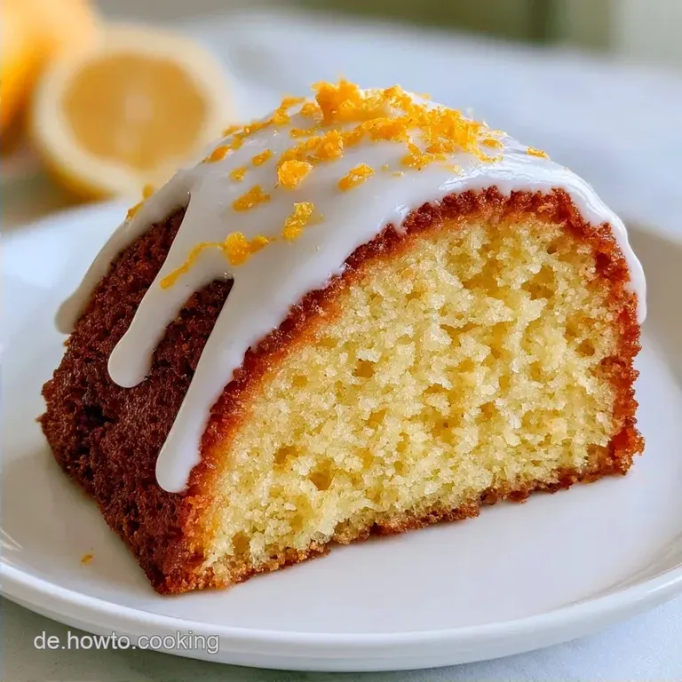 Saftiger Zitronenkuchen Klassisch