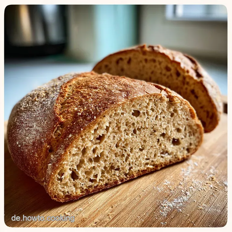Thick slice of wholesome spelt bread with oats, glistening with butter, alongside a cup of coffee. Simple, comforting brea...