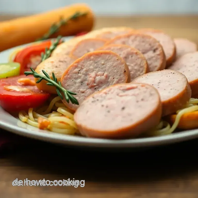 Schlesische Wei&szlig;wurst &ndash; Ein K&ouml;stliches Familienrezept presentation