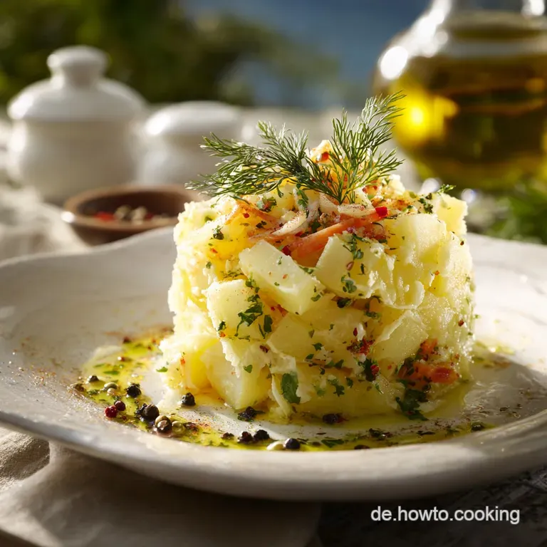Schw&auml;bischer Kartoffelsalat: Traditionell Lauwarm Und Schlotzig Wie Bei Den Landfrauen presentation