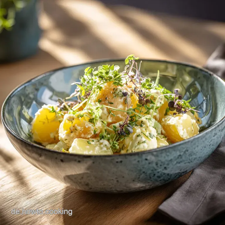 Schw&auml;bischer Kartoffelsalat: Traditionell lauwarm und schlotzig wie bei den Landfrauen