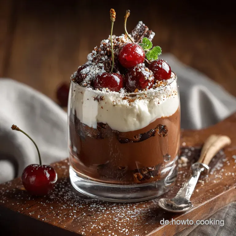 Schwarzw&auml;lderkirschdessert Im Glas: Der Cremige Traum Ohne Backstress presentation