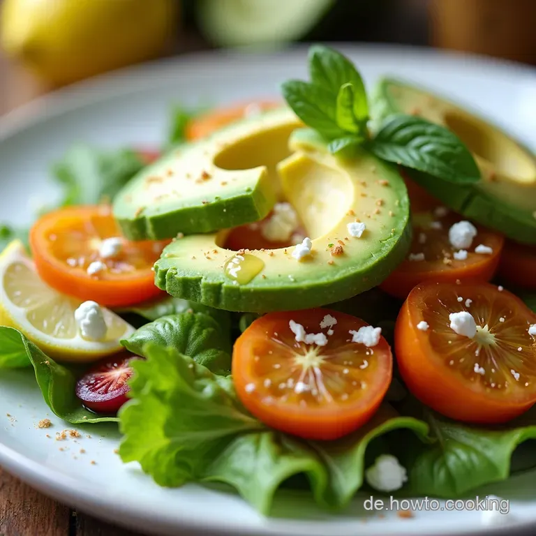 Sommerlicher Avocado Gurken Salat Mein 15Minuten FrischeKick mit LimettenJoghurtDressing
