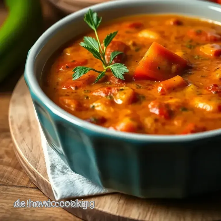 Sonnige Tomate-Zucchini-So&szlig;e presentation