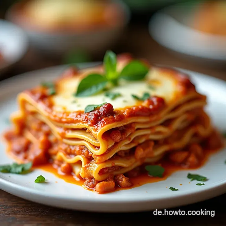 SonntagsLasagne nach Mamas Art