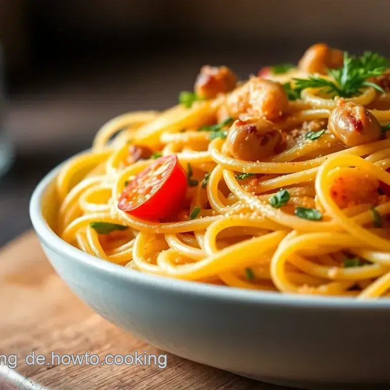 Spaghetti mit &Ouml;lsardinen &ndash; Blitzrezept f&uuml;r den kleinen Hunger
