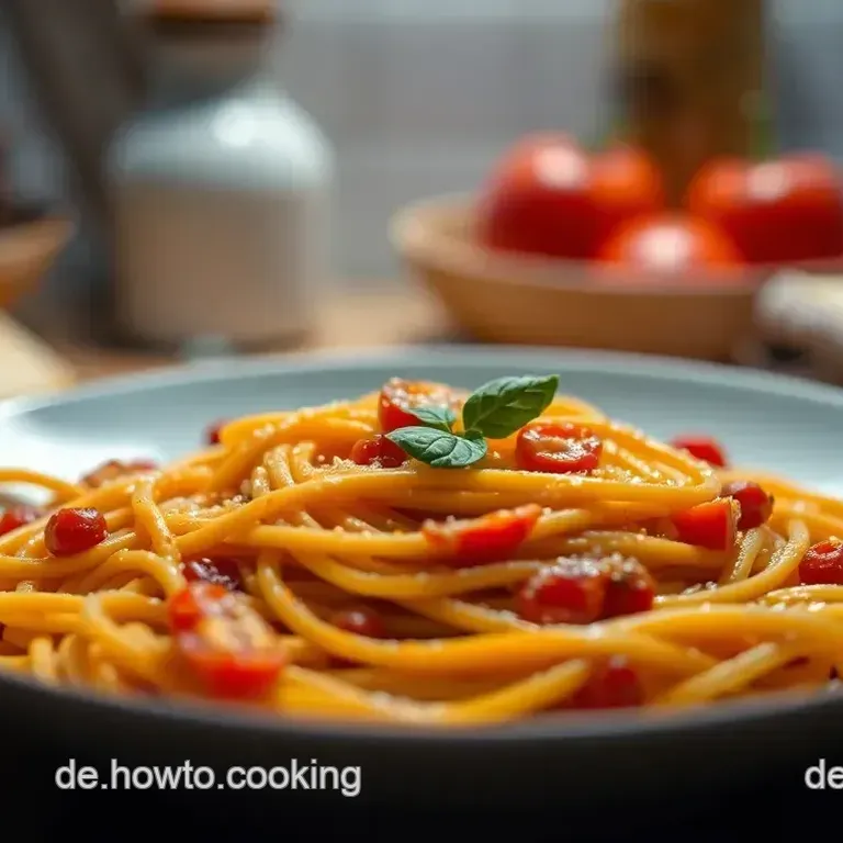 Spaghetti mit Paprikasauce - Ein einfaches Rezept von Sheeva1960