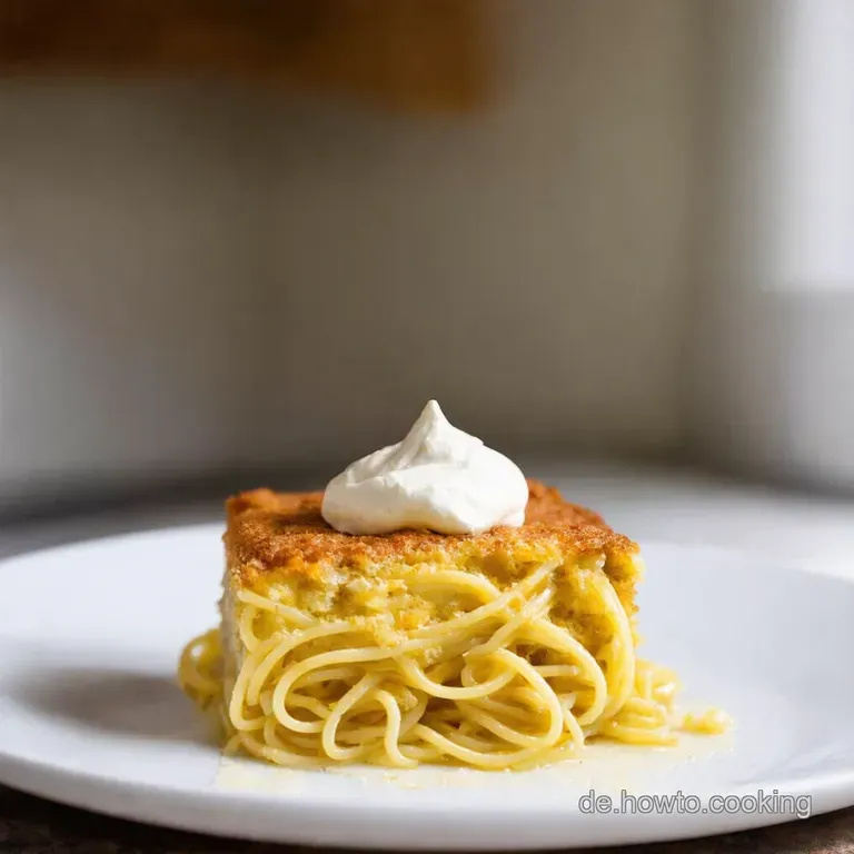 Spaghettieissommertraum Mascarponetorte Im Eisdielenstil presentation