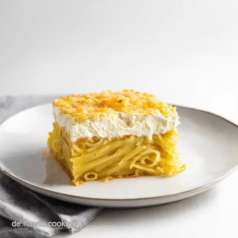 SpaghettieisSommertraum MascarponeTorte im EisdielenStil