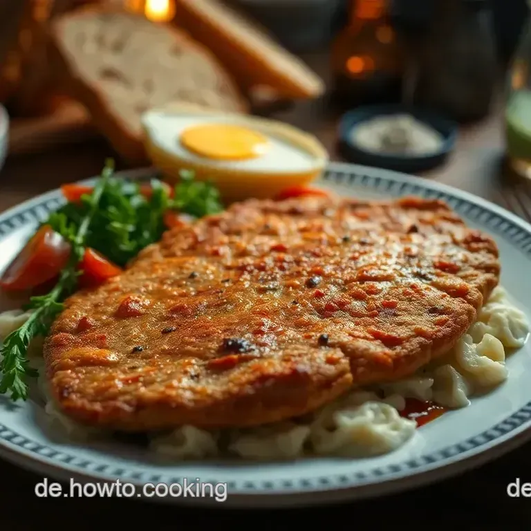 Süßes Surschnitzel mit Beilagenvielfalt