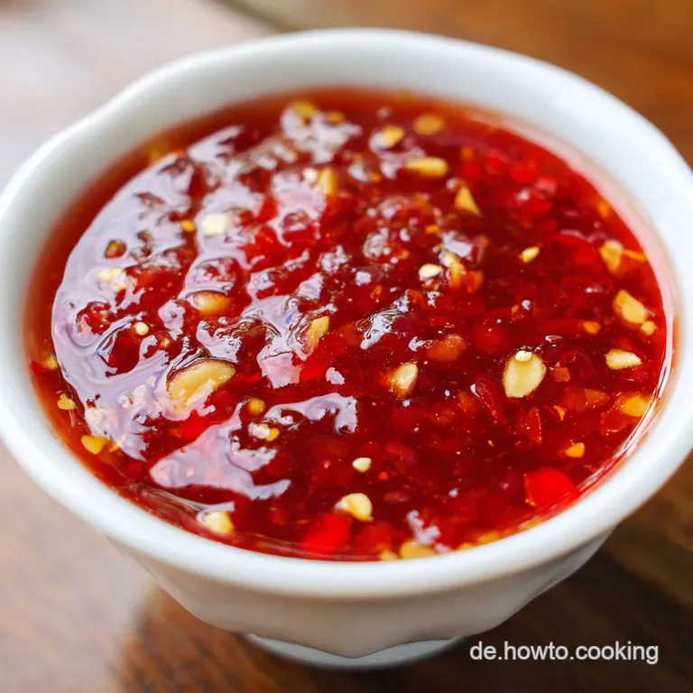 Sweet Chili Sauce: Mit Knoblauch