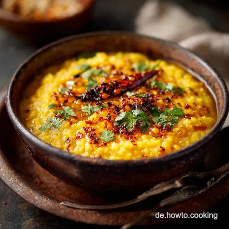 Tadka Dal: Indischer Seelenw&auml;rmer Mit Cremigem Knoblauch-Ghee-Kick presentation
