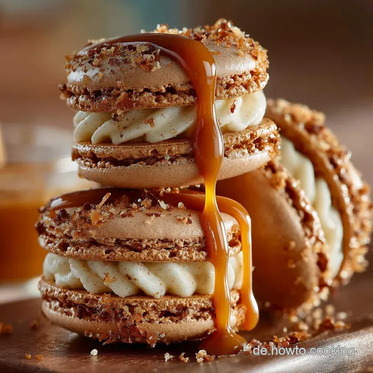 Himmlische Toffee Macarons Perfektes SalzigKaramell Rezept