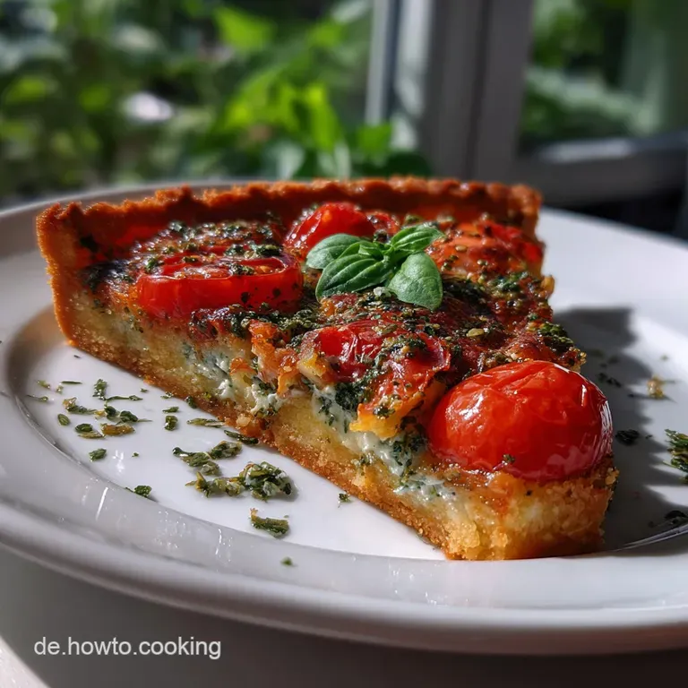 Tomaten-Tarte mit Parmesanboden: K&ouml;stlich f&uuml;r G&auml;ste