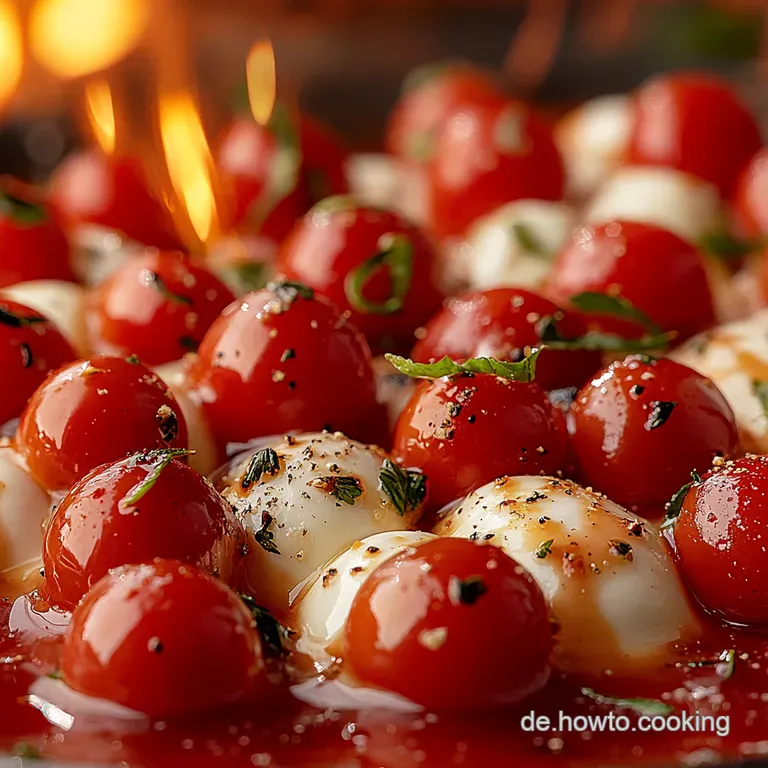 Tomatenmozzarellaauflauf Ein Italienischer Sommer Auf Dem Teller presentation