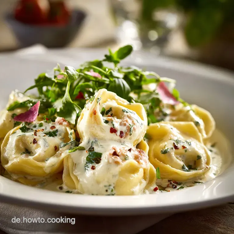 Tortellini Alla Panna Cremig Schnell Unwiderstehlich in 25 Minuten presentation
