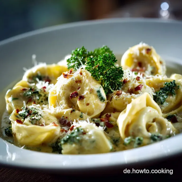 Tortellini alla Panna Cremig schnell unwiderstehlich in 25 Minuten