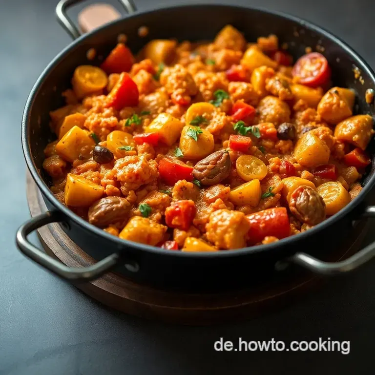 Traditionelle Paella Pfanne: Ein Fest der Aromen presentation