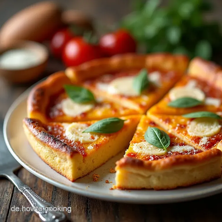 Traditioneller Elsässer Flammkuchen