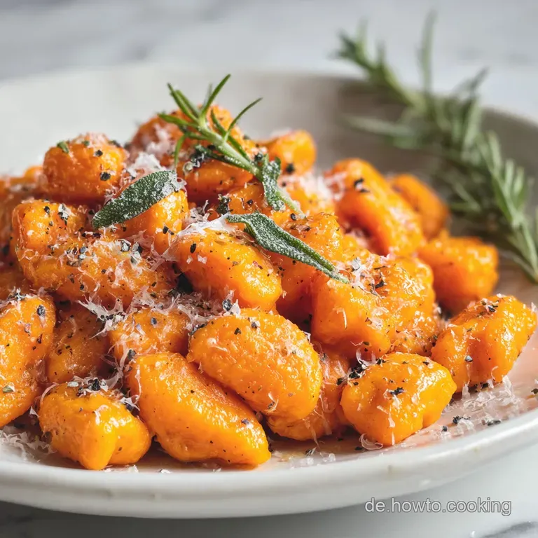 Vegane S&uuml;&szlig;kartoffel Gnocchi vegan easy