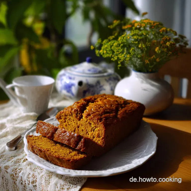 Veganes Krbisbrot Gesunder Krbiskuchen