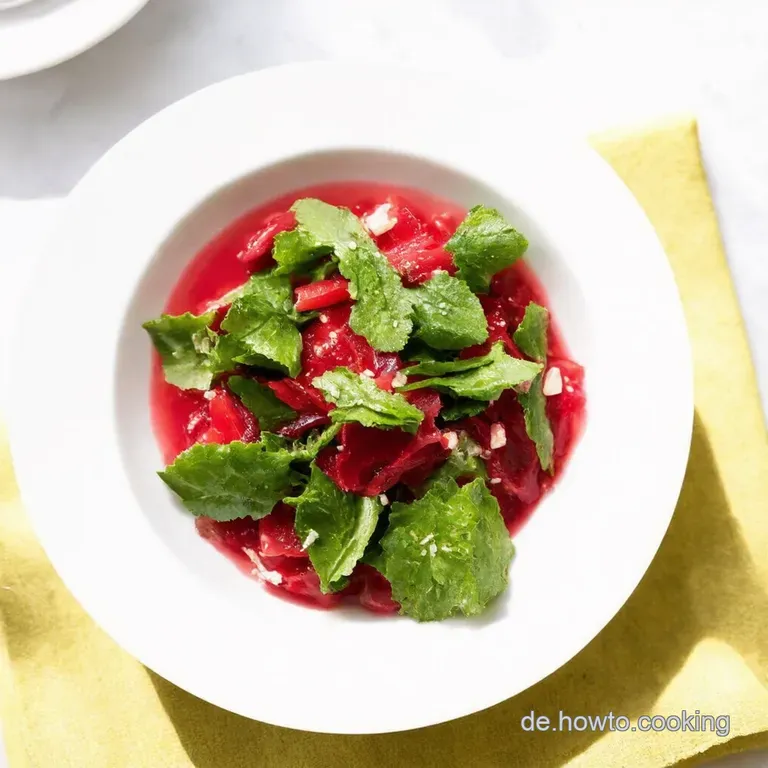 Vinegret Der RoteBeteSalat der Laune macht