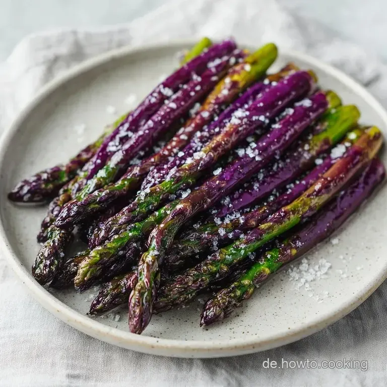 Violetter Spargel Vom Grill: Rauchig und Nussig