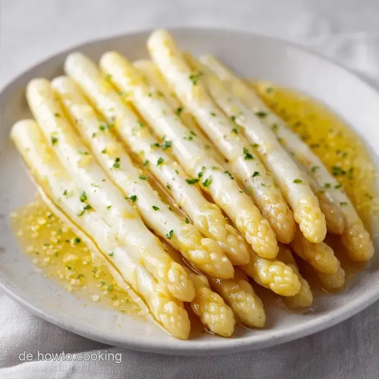 Wei&szlig;er Spargel Klassisch: Butterzart und Knackig