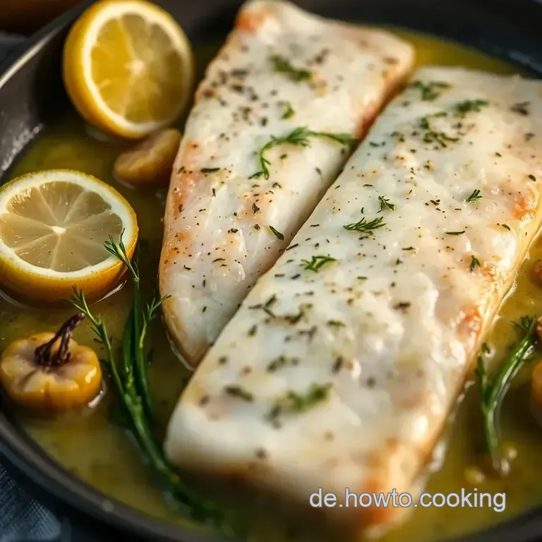 Zart gebratener Lachs in cremiger Dill-Sauce presentation