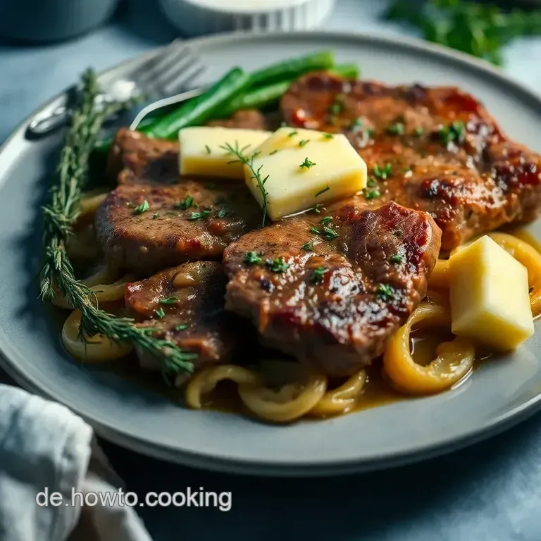 Zartes Putensteak Mit Kr&auml;uterbutter Und Gem&uuml;se presentation