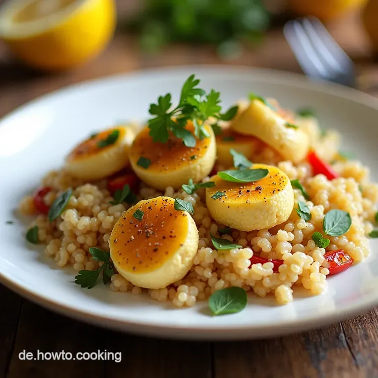 ZitronenHähnchen mit QuinoaGemüse