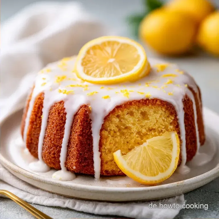 Saftiger Zitronenkuchen nach Altem Rezept