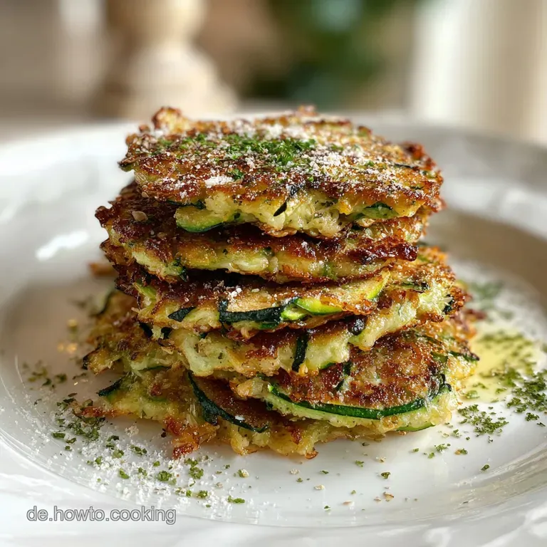 Knusprige Zucchini Fritters