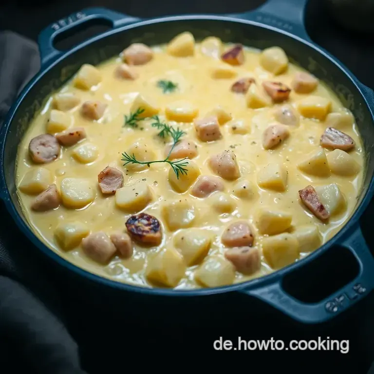 Z&uuml;nftige Bauernpfanne Mit Schafsk&auml;se presentation