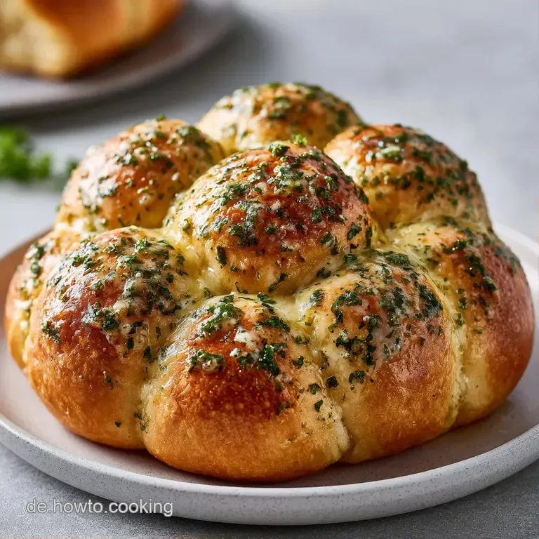 Goldgelber Brotlaib auf einer rustikalen Holzplatte, garniert mit frischen Kr&auml;utern, dampfend und knusprig gebacken.